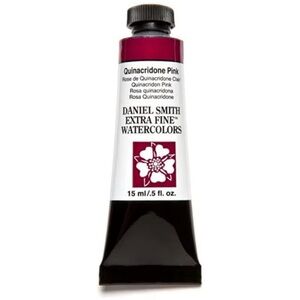 🔥5 FOR $25🔥 Daniel Smith Quinacridone Pink Extra Fine Watercolor Paint